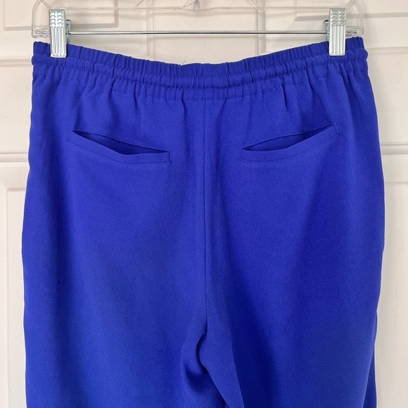 T. Babaton Cobalt Blue Relaxed Fit Drawstring Waist Trouser XS - Picture 11 of 16